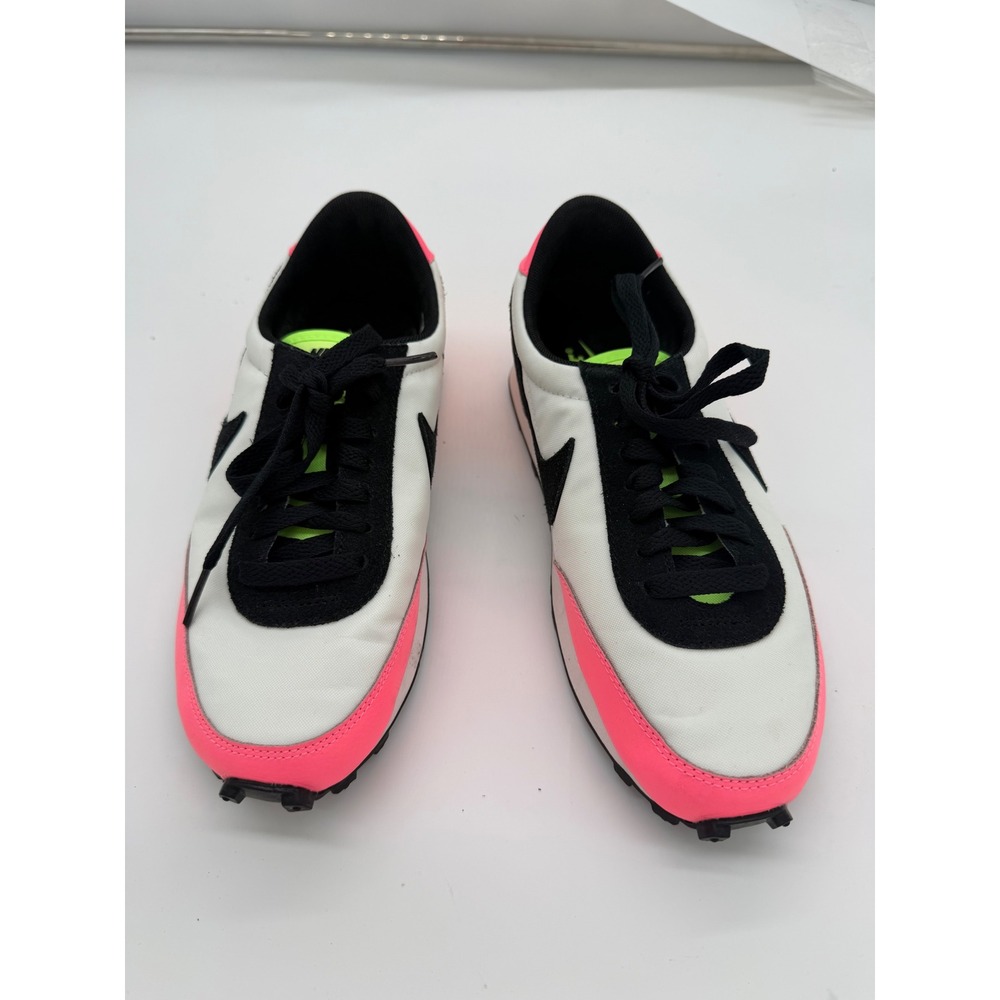 Nike Waffle Trainer 2 Womens 7 White Pink Blast Orange Sneakers DJ5996-100